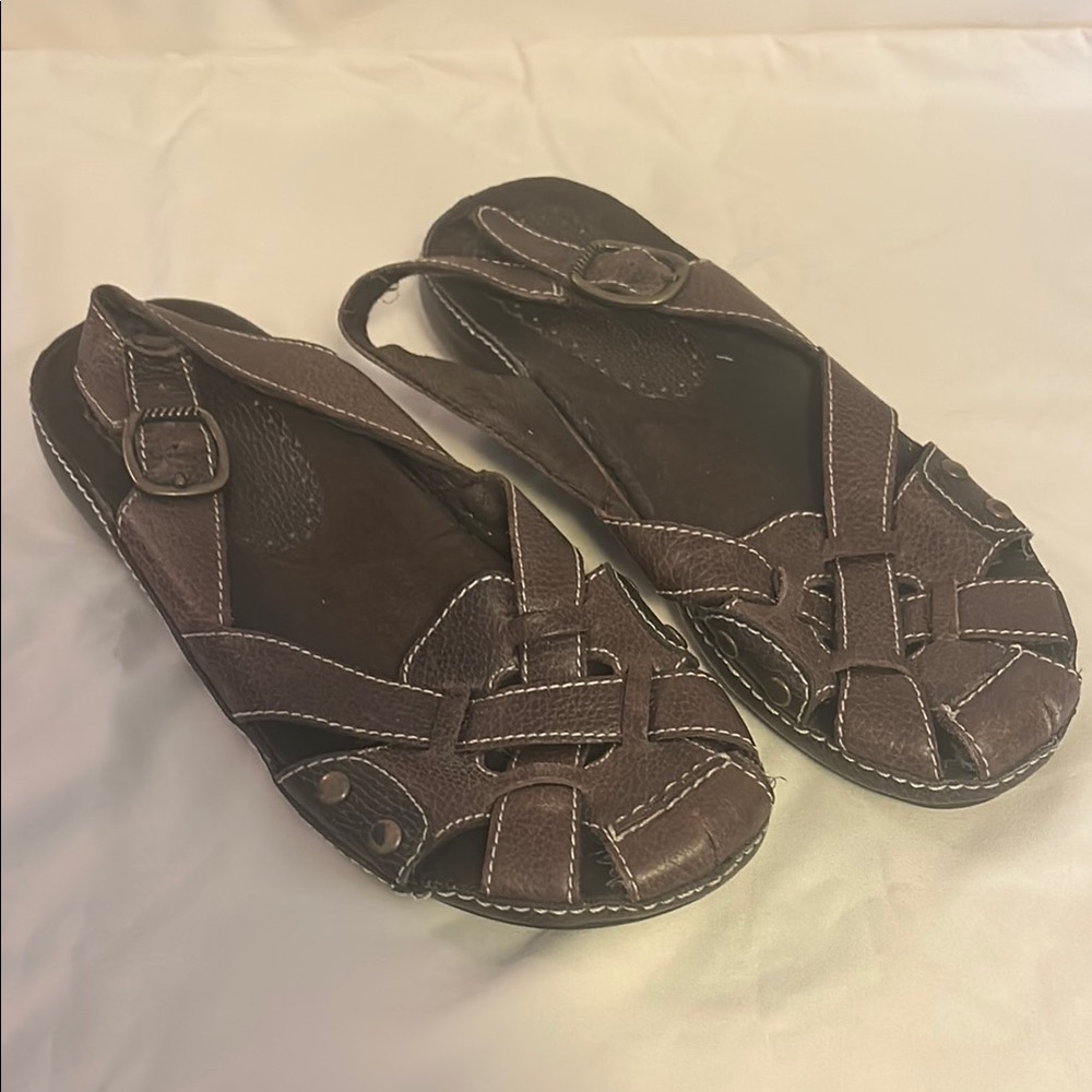 Brown Strappy Sandals